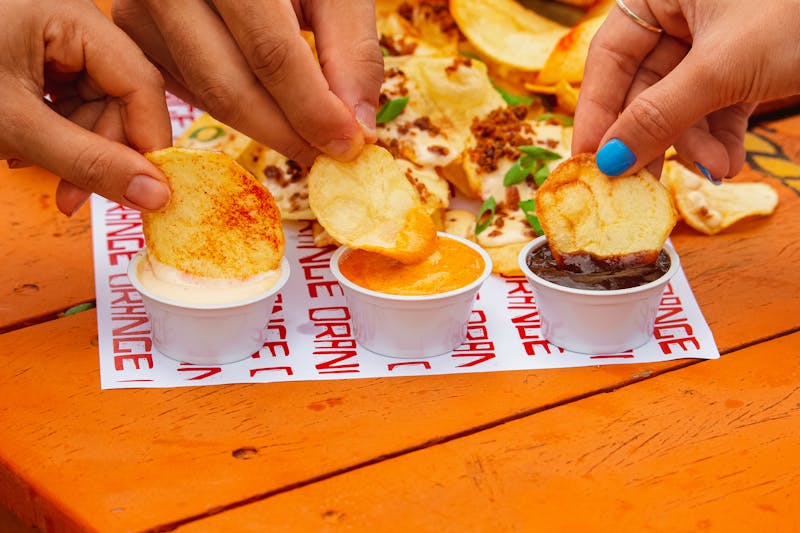Dipping sauces trio for mod pizza
